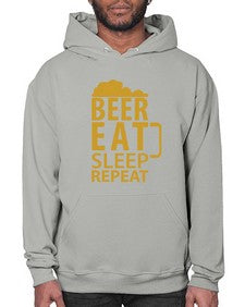beer eat sleep 644# - beer- Hoodie