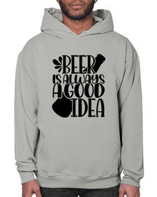 beer is always a good idea 649# - beer- Hoodie
