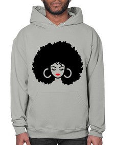 black women - queen 63# - black girls or women- Hoodie