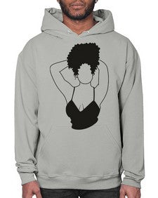 black women - queen 67# - black girls or women- Hoodie
