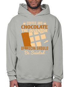 coffee and chocolatethe inventor of mocha should be sainted 99# - chocolate- Hoodie