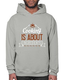 cooking is about ingredients 130# - cooking- Hoodie