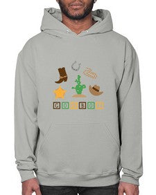 cowboy 343# - western- Hoodie