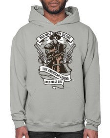 cowboy 351# - western- Hoodie