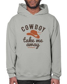cowboy take me away 347# - western- Hoodie