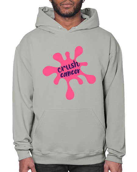 crush cancer Style 18# - breast cancer- Hoodie