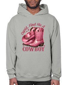 cupid find me a cowboy western 359# - western- Hoodie