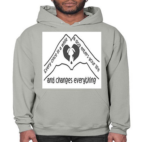 dog changes everything 75# - dogs- Hoodie