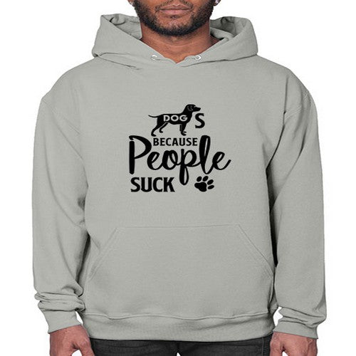 dogs because people suck 128# - dogs- Hoodie