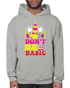 dont be basic 94# - unicorn- Hoodie