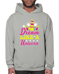 dream like a unicorn 116# - unicorn- Hoodie