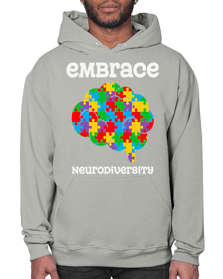 embrace neurodiversity autism awareness 87# - autism- Hoodie