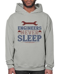 engineers never sleep Style 149# - engineer- Hoodie