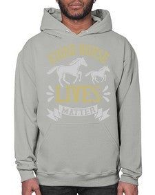 fjord horse lives matter Style 54# - horse- Hoodie