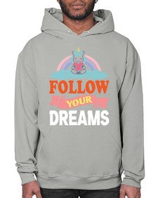follow your dreams 137# - unicorn- Hoodie