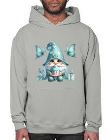 gnome with butterfly 10# - gnome- Hoodie