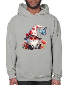 gnome with butterfly 13# - gnome- Hoodie