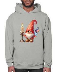 gnome with butterfly 16# - gnome- Hoodie