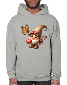 gnome with butterfly 22# - gnome- Hoodie