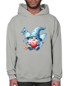 gnome with butterfly 28# - gnome- Hoodie