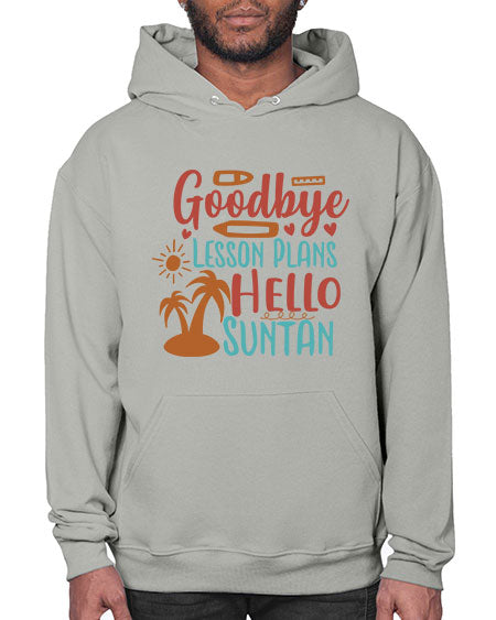 goodbye lesson plans hello summer 104# - summer- Hoodie