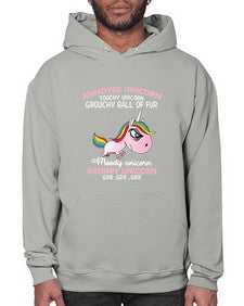 grumpy unicorn 147# - unicorn- Hoodie