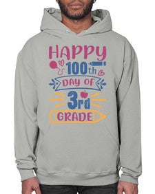 happy th day of third grade 254# - third grade- Hoodie
