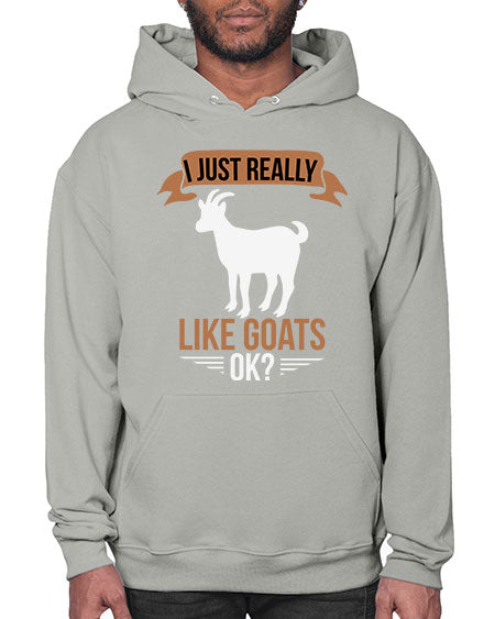 i just really like goats ok Style 3# - goat- Hoodie