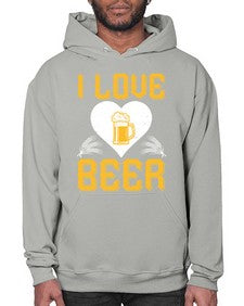 i love beer 1135# - beer- Hoodie