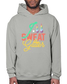 i sweat glitter 190# - unicorn- Hoodie