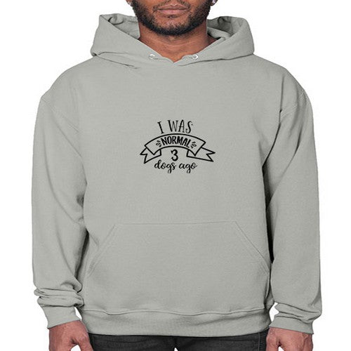 i was normal dogs ago 189# - dogs- Hoodie