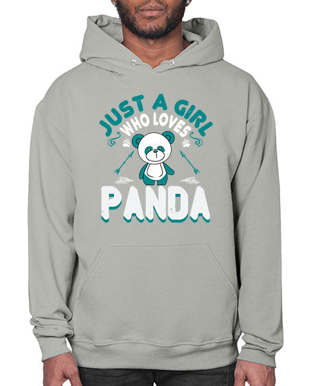 just a girl who loves panda 161# - bears - animals- Hoodie