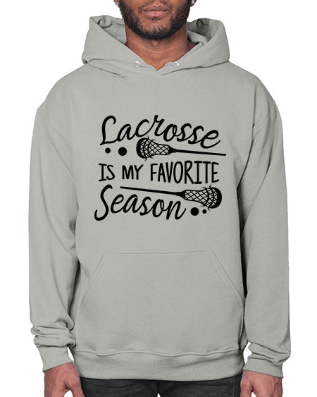lacrosse is my favorite season 14# - lacrosse- Hoodie