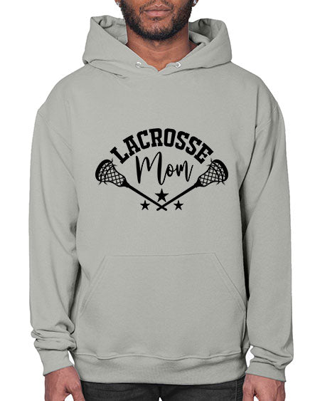 lacrosse mom 9# - lacrosse- Hoodie