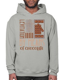 levitation by means of chocolate 307# - chocolate- Hoodie