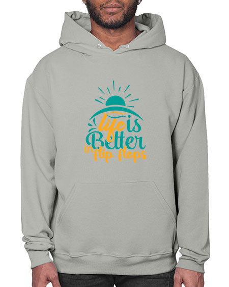 life is better in flip flops Style 89# - summer- Hoodie
