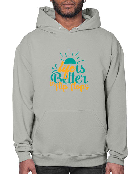 life is better in flip flops Style 90# - summer- Hoodie