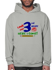 look out third grade 510# - third grade- Hoodie