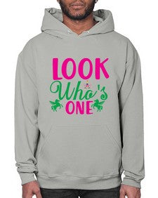 look whos one 263# - unicorn- Hoodie