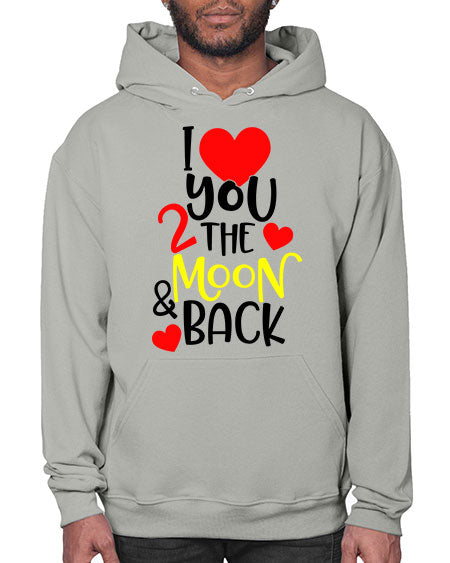 lovemoonback 3# - moon- Hoodie