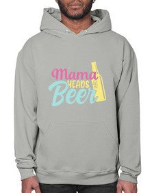 mama heads a beer 324# - beer- Hoodie