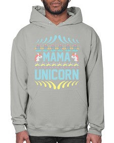 mama unicorn 293# - unicorn- Hoodie