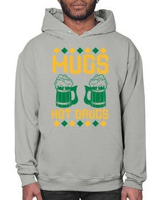 mugs not drugs 1408# - beer- Hoodie