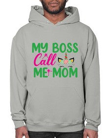 my boss call me mom 311# - unicorn- Hoodie