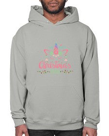 my first christmas unicorn 317# - unicorn- Hoodie