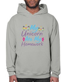 my unicorn ate my homework 318# - unicorn- Hoodie