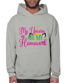 my unicorn ate my homework 319# - unicorn- Hoodie