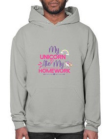 my unicorn ate my homework 322# - unicorn- Hoodie