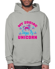 my zodiac sign is unicorn 326# - unicorn- Hoodie