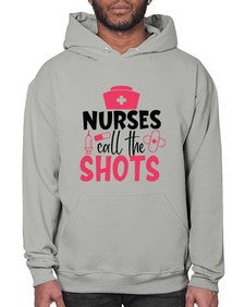 nurses call the shots Style 1235# - nurse- Hoodie